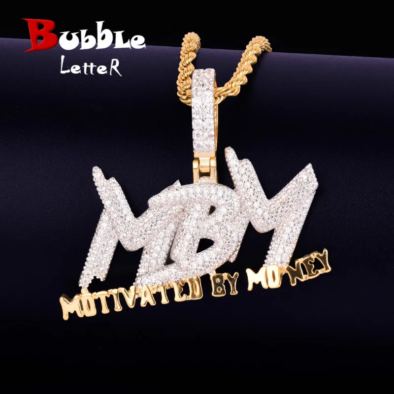 Iced Out Letter Combination Necklaces &amp Pendant Charm Gold Color Bling Cubic Zircon Men's Hip hop Necklace Rock Jewelry | Украшения