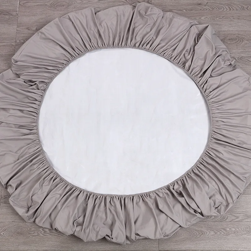 Водонепроницаемый чехол для матраса однотонная мягкая натяжная простыня с