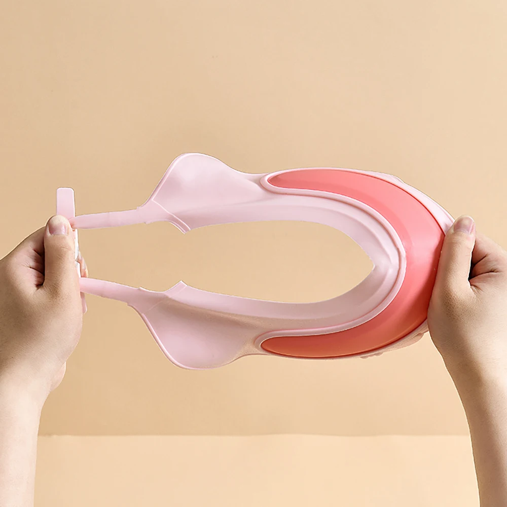 Шапочка для душа с шампунем регулируемая шапка защиты ушей новорожденных