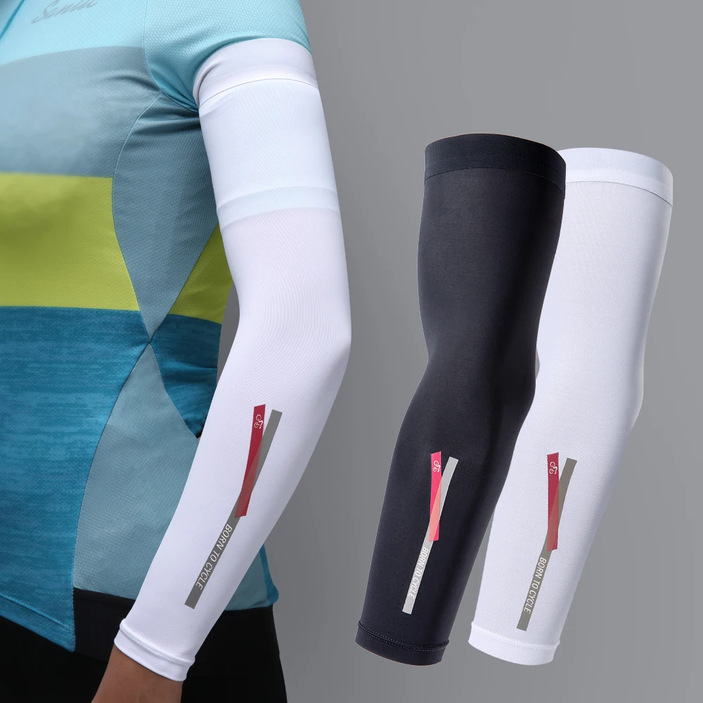 

Santic Summer Cyling Arm Sleeves Bicycle Breathable Arm Sleeves Sun Protection Perspiration Breathable Cool Asian Size