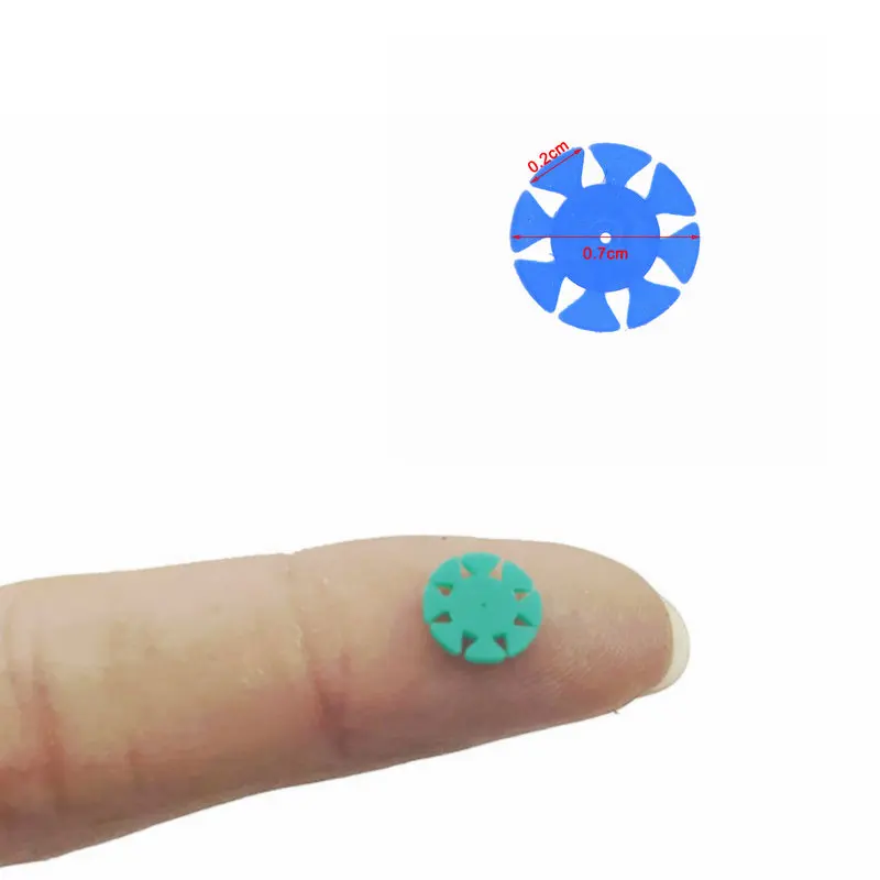 10 шт./пакет стоматологический Endo корень канал файл дезинфекция маркировка круг