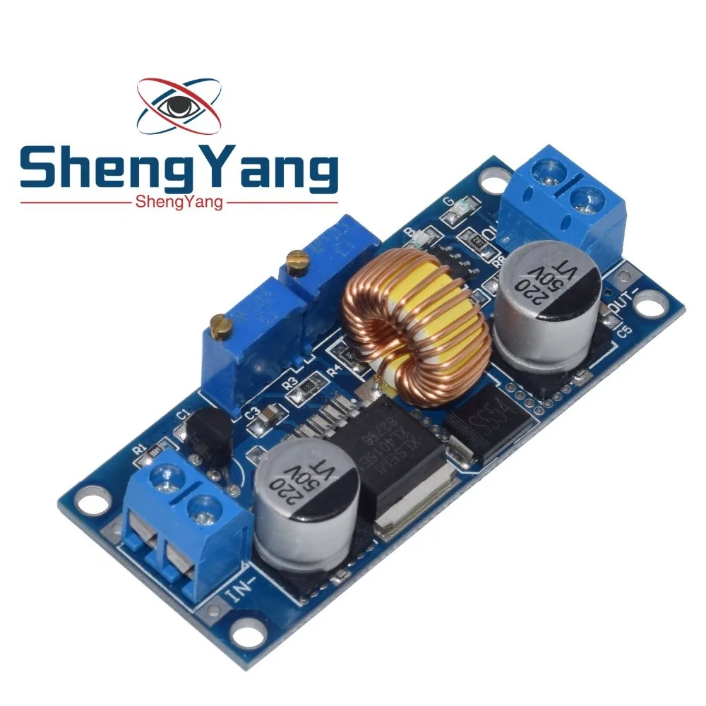 ShengYang 5A DC В DC CC CV литиевая батарея понижающая зарядная плата светодиодный преобразователь питания литиевое зарядное устройство понижающий модуль XL4015