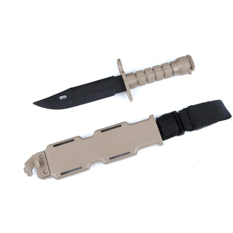Тактический тренировочный кинжал армии США M9 нож для косплея пластмассовый