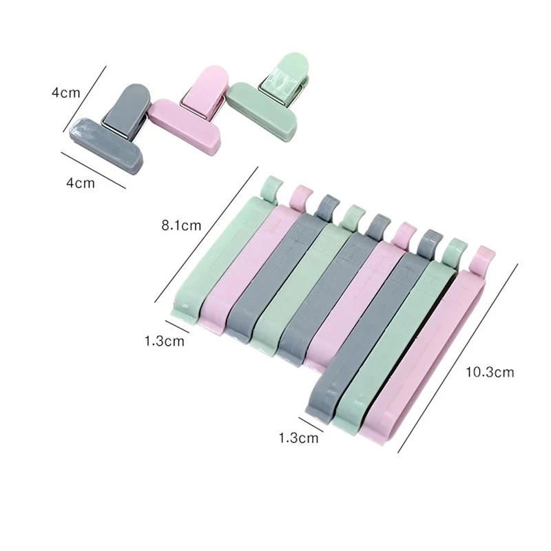 12 шт./компл. пластик запаиватель пакетов закуски для хранения свежих продуктов