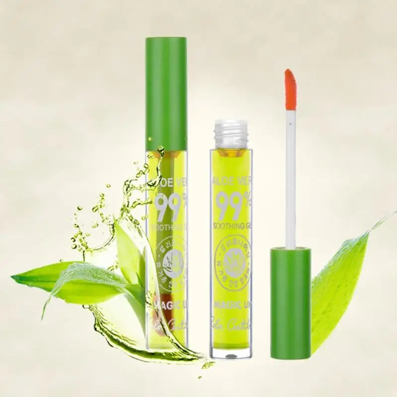 Алоэ Вера масляная Помада для губ блеск оттенок грунтовка увлажняющий Макияж