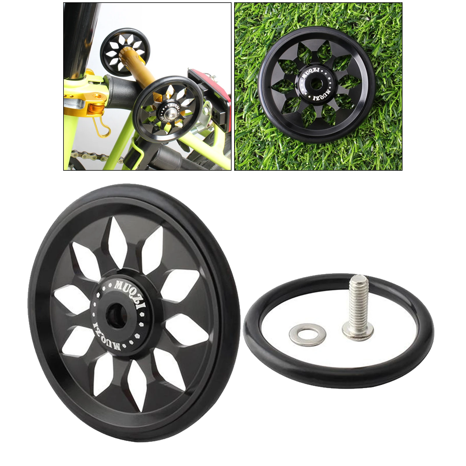 

Easy Wheel Folding Bike Carrying Fancy Easywheel 64mm Refit Tire Component