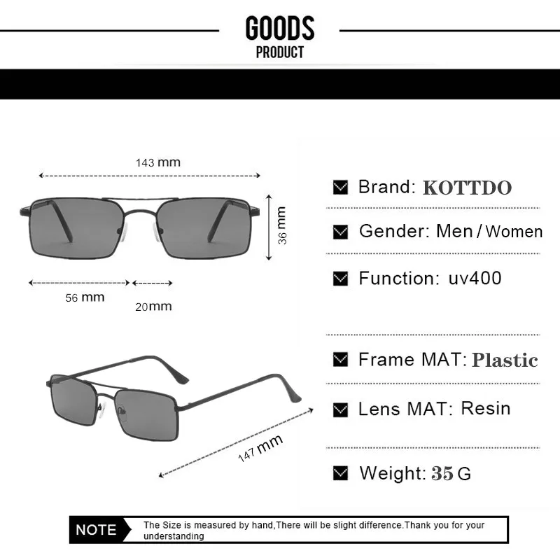

2021 Vintage Square Frame Women Sunglasses Classic Plastic Anti-Reflective Mirror Men Glasses Fashion Design Sun Glasses Uv400