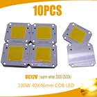 100 Вт 40x46 мм COB светодиодный чип теплый белый 3000-3500k 100LMW LED DC12V 7A чип источник прожексветильник Бесплатная доставка 10 шт.