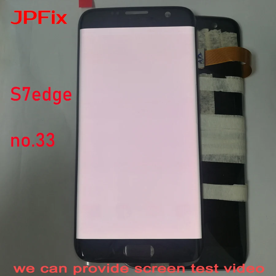 JPFix AMOLED для Samsung Galaxy S7 Edge G935FD G935A G9350 ЖК дисплей с сенсорным экраном в сборе Полная