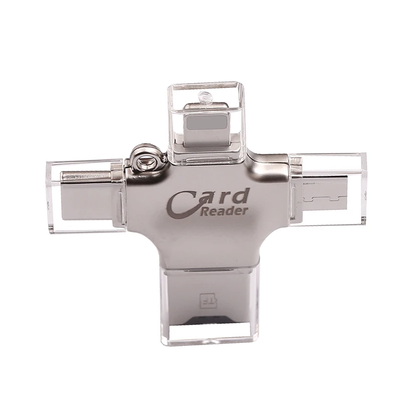 Металлический Micro SD кард ридер Microsd карта OTG адаптер для Iphone IOS Type C Android Phone PC TF 8/16/32/64/128G|otg card reader|card readermemory adapter