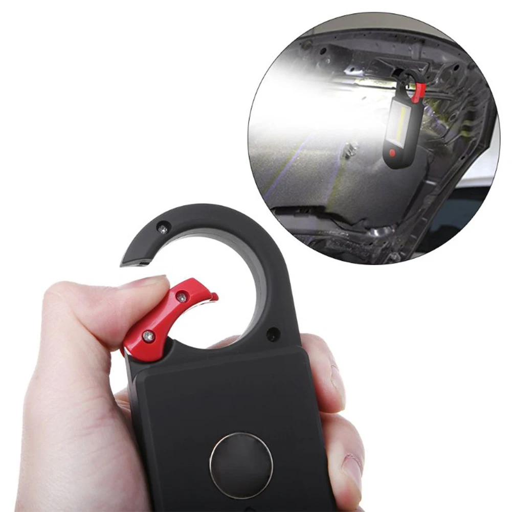 

Portable COB LED Working Light Repairing Lamp FLashlight Inspection With Magnetic Hook For Emergency Outdoor Fishing