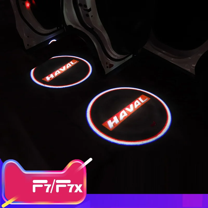 

Haval F7 люстра Гарвардская F7X Автомобильная дверь приветственная лампа проекционный Светильник Бесплатный провод модифицированный декорати...