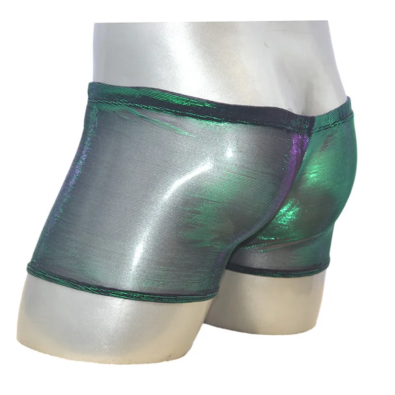 Кружевное зеленое камуфляжное нижнее белье для геев мужские боксеры модные