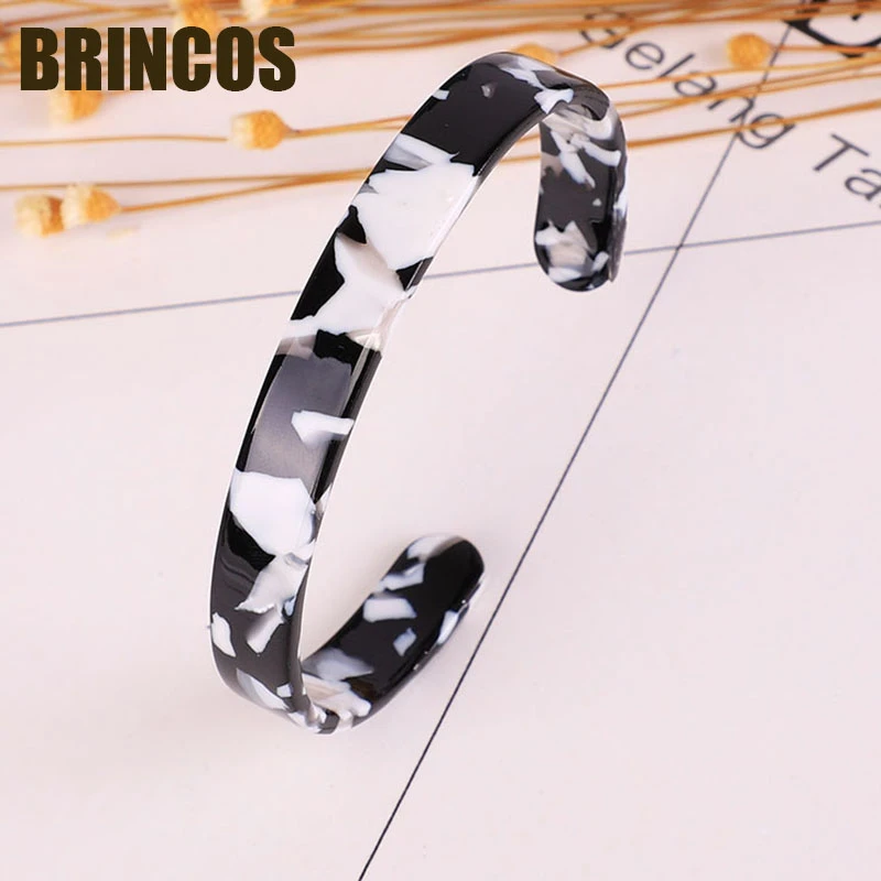 Ацетатный браслет 11 цветов модный минималистичный дизайн амулет женский tiffan