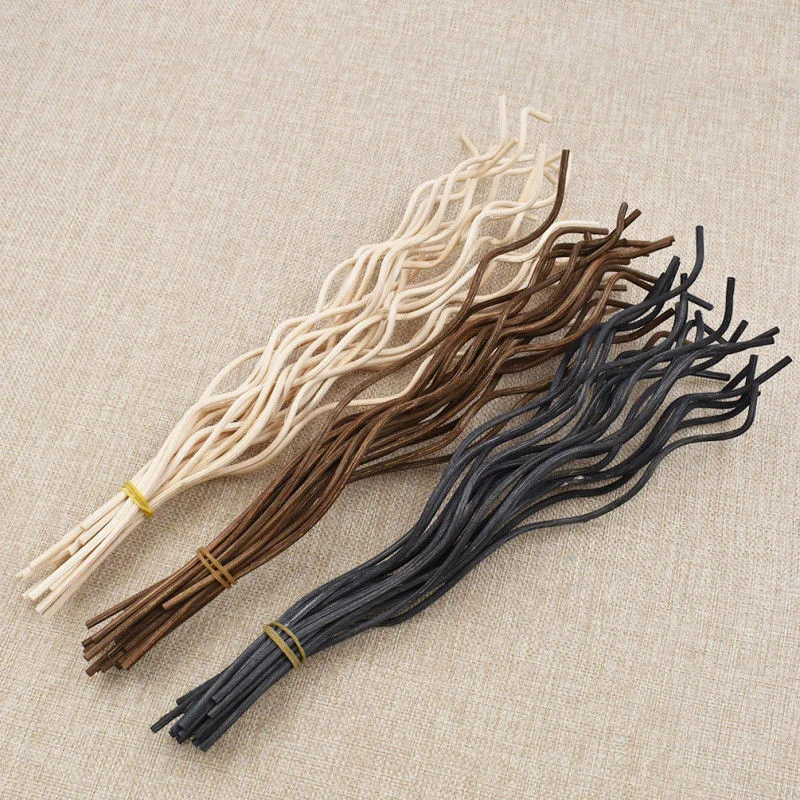 

20Pcs Diffuser Sticks Long Wavy Rattan Reed Fragrance Diffuser Replacement Refill Air Freshener Sticks Accessory Home Decor