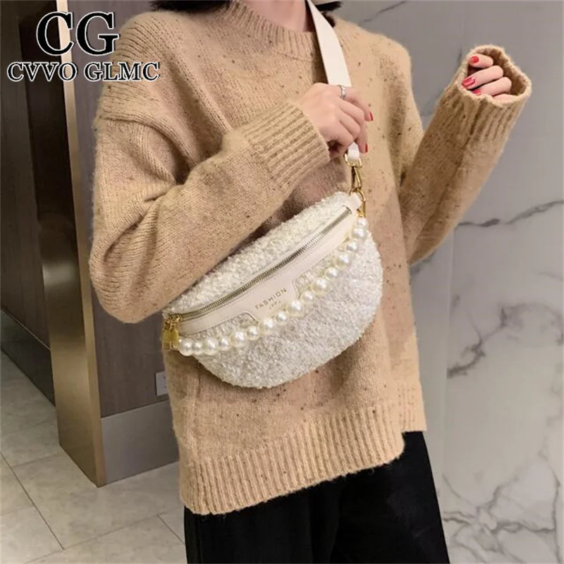 

Cvvo Glmc Pearl Designer Crossbody Bags For Women 2021 Winter Shoulder Handbags Female Travel Branded Trending Hand Bag