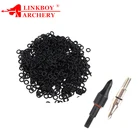 Наконечники для стрельбы из лука Linkboy, 50 шт., замки, уплотнительное кольцо, резиновые шайбы, мишени, наконечники для стрел, аксессуары для спорта на открытом воздухе