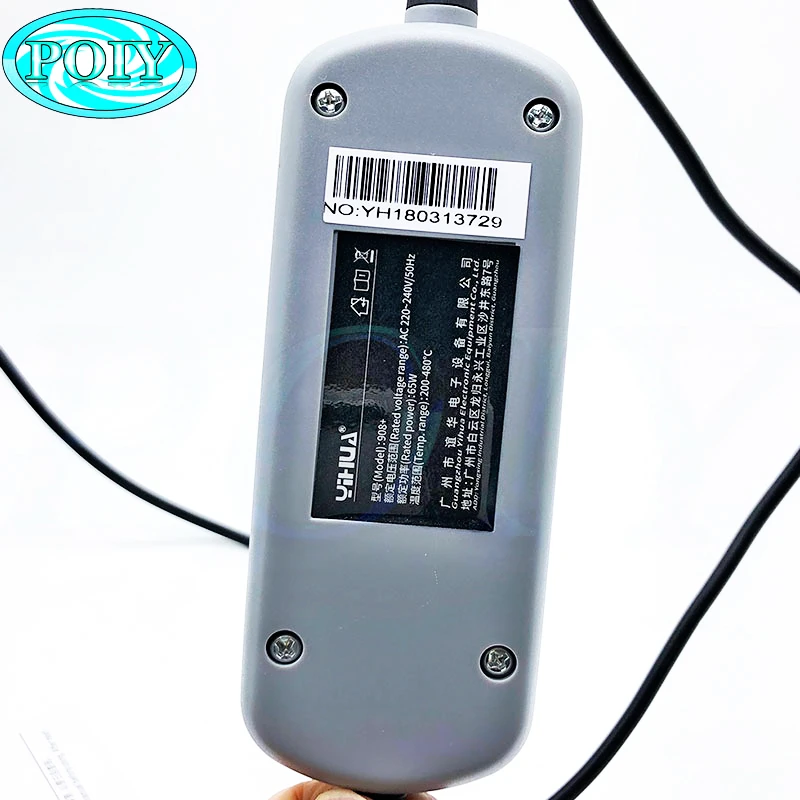 YIHUA 908+ обновленный 908D СВЕТОДИОДНЫЙ Цифровой паяльник, Мини Портативный Регулируемый Электрический паяльник, набор инструментов для сварки