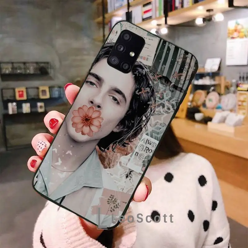 

Timothee Chalamet Phone Case For Samsung A32 A51 A52 A71 A50 A12 A21S S10 S20 S21 Plus Fe Ultra