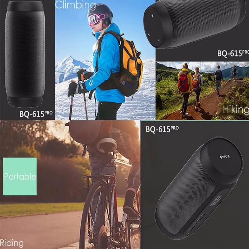 

Speaker LED Colourful Light Speakers Cycling Travel Camping Accessories Outdoor Support TF Card Bluetooth Speaker Bass