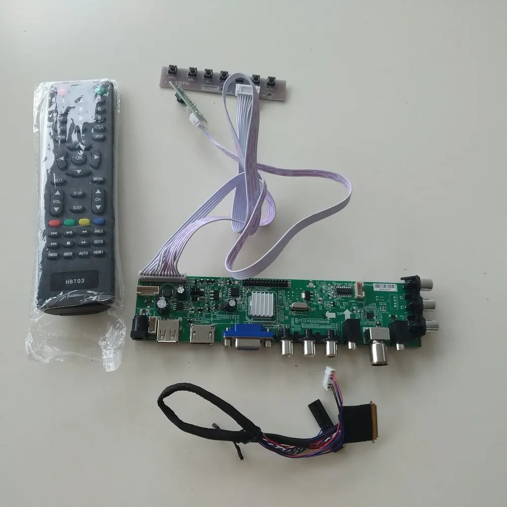 Комплект для LTN116AT01 цифровой сигнал 11 6 &quotHDMI VGA 1366X768 USB AV TV LED DVB T2 T 40pin LVDS плата