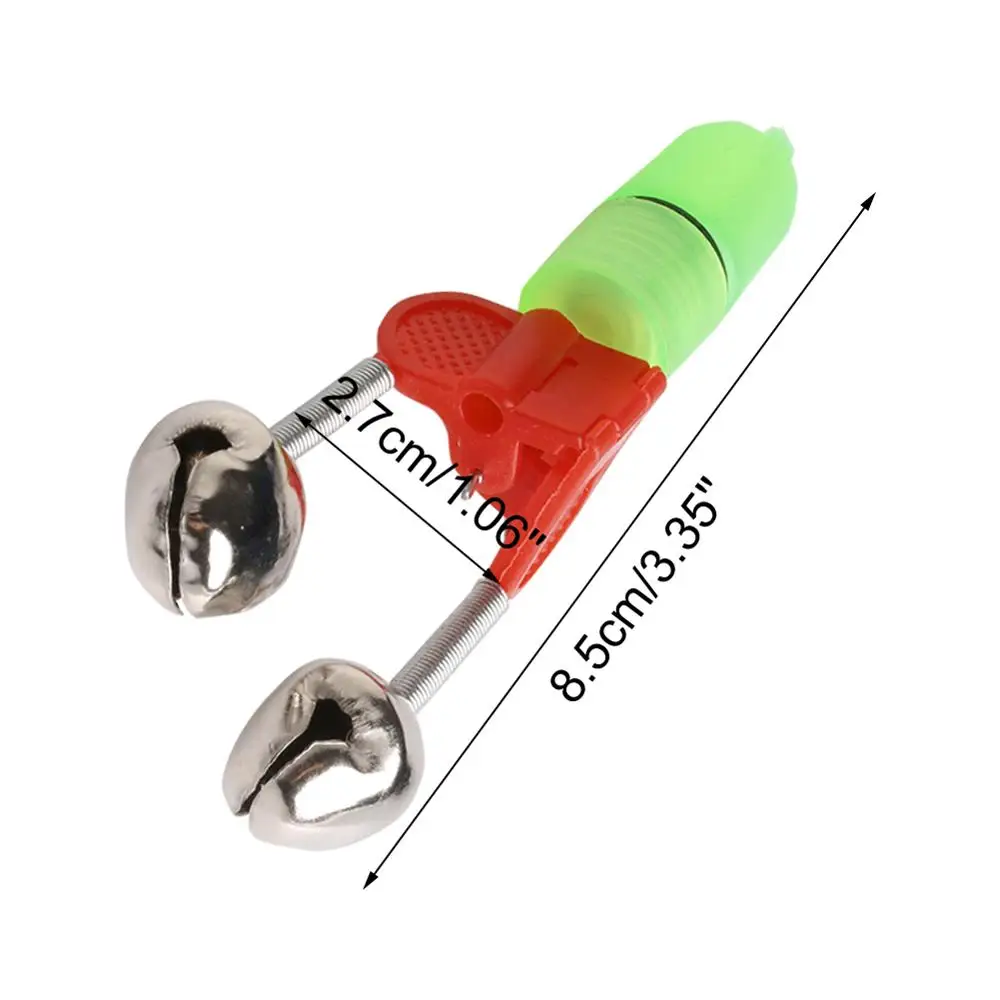 1 предмет удочка для ночной рыбалки наконечник синие светильник Twin звенят