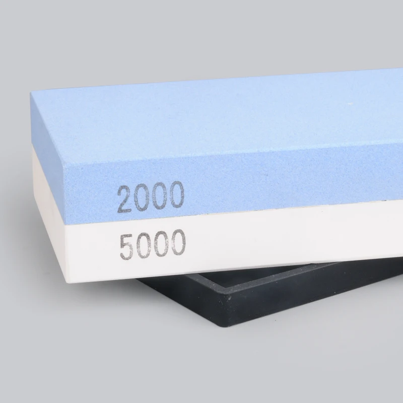 

Professional Kitchen Outdoor Knife Sharpener Corundum Whetstones double sides #2000 #5000 one piece