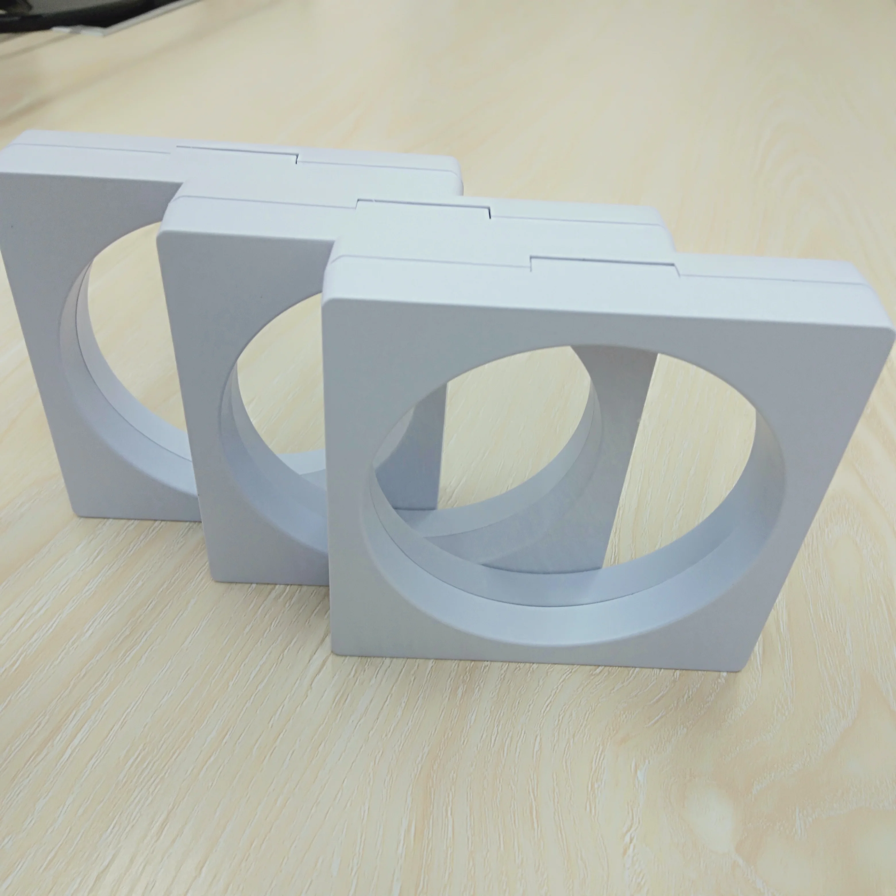 Подарочная коробка для ювелирных украшений простой квадратный пластиковый