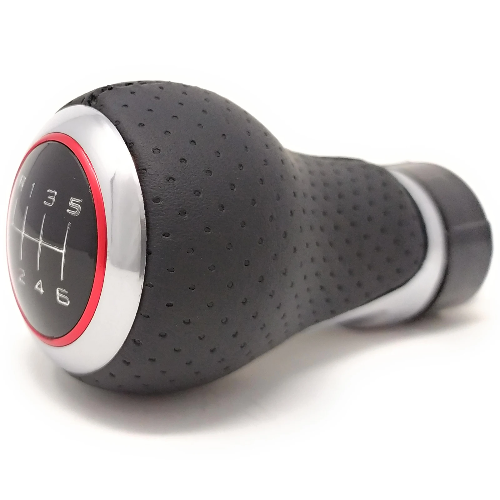 6 Speed Gear Shift Knob Red Ring For Audi A1 A3 A4 S4 A5 S5 Q5 2008 2009 2010 2011 2012 2013 2014 2015 2016 2017 2018 2019 | Автомобили и