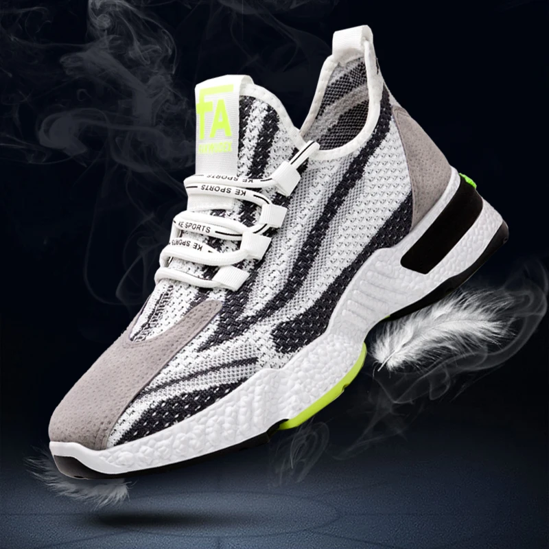 Joker simpleNew style flying woven two-color bottom popcorn old shoes trendy | Обувь