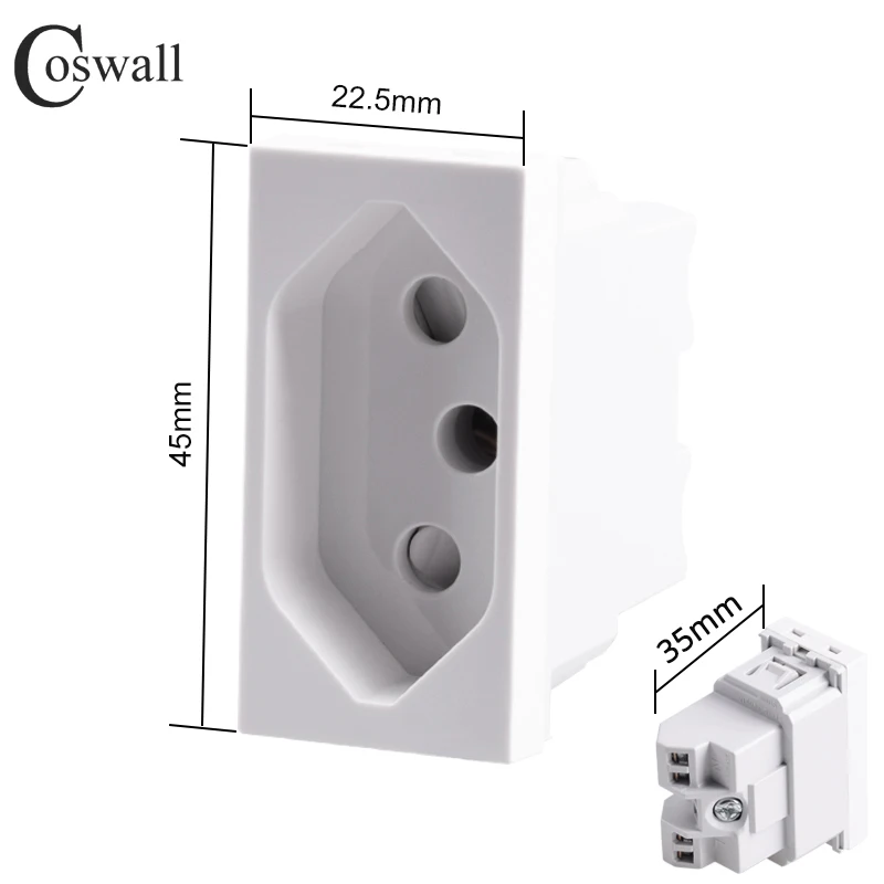 

Coswall панель для ПК с розеткой для ЕС, Бразилии, Израиля, Италии + Wi-Fi