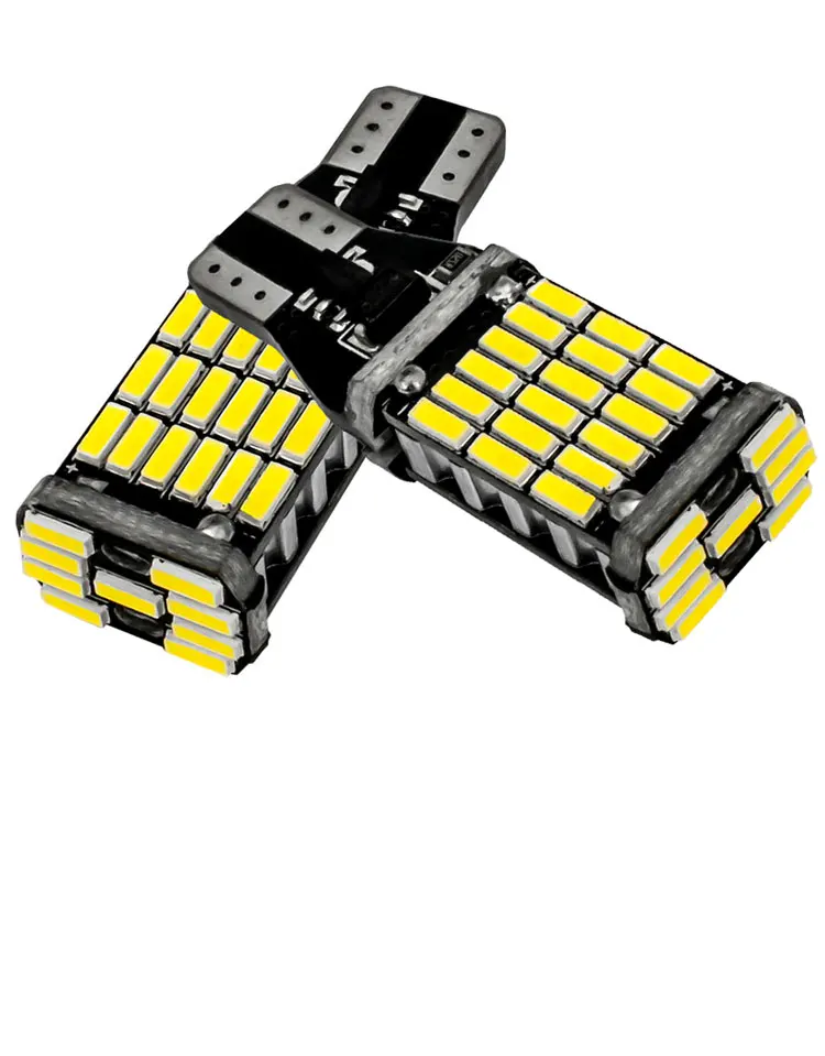 T10 светодиодный T15 LED W5W 4014 24 26 45 SMD Автомобильные лампы автомобильные от Canbus
