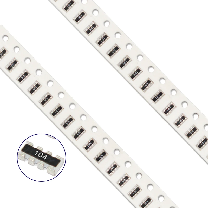 100 шт. 0603*4 8P4R 2*4P SMD сети резисторная матрица 3R9 3 9 Ом 39 390 R K к 391 392 393 394 | Электронные