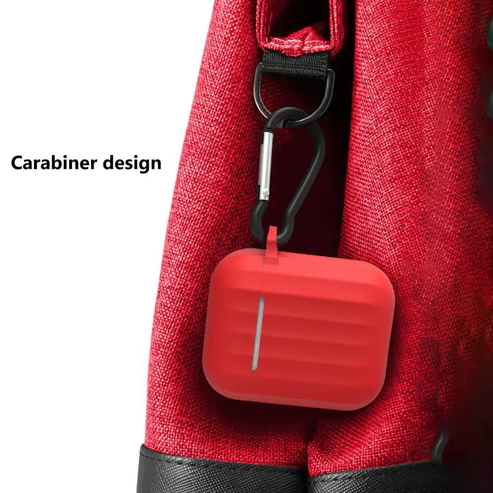 

Silicone Protective Case with Lanyard Hook for AirPods 1/2 Bluetooth Earphones