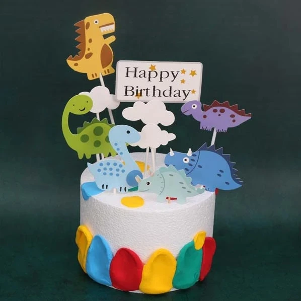 9 шт./компл. фотоальбом мультяшное облако динозавр торты инструменты для