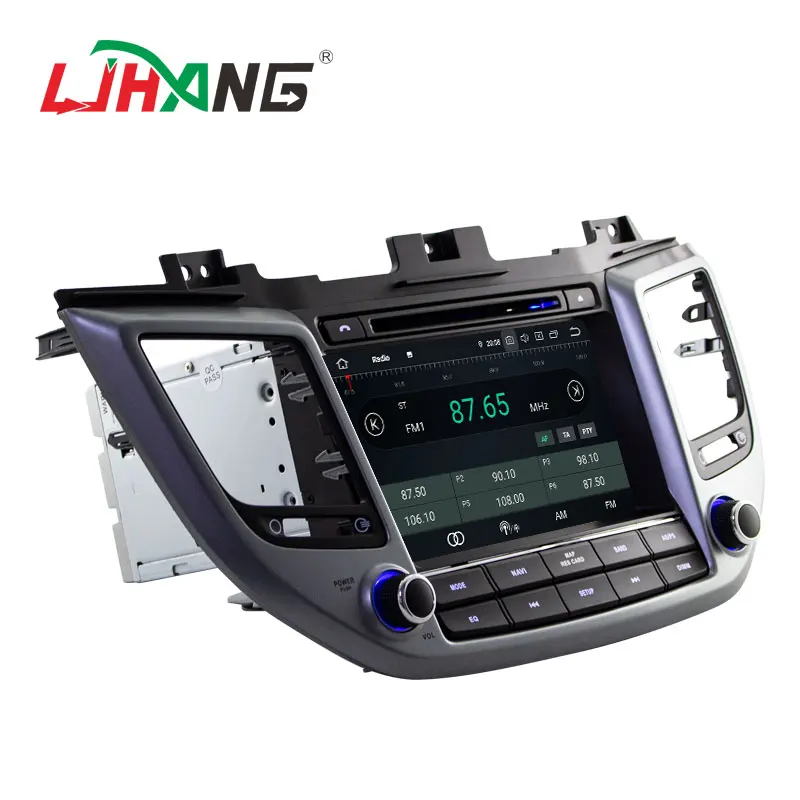 Автомобильный DVD плеер LJHANG Android 10 для HYUNDAI TUCSON ix35 2016 2017 WIFI мультимедийный GPS