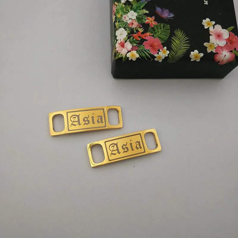 Бирка для обуви с гравировкой имени персонализированные ювелирные изделия