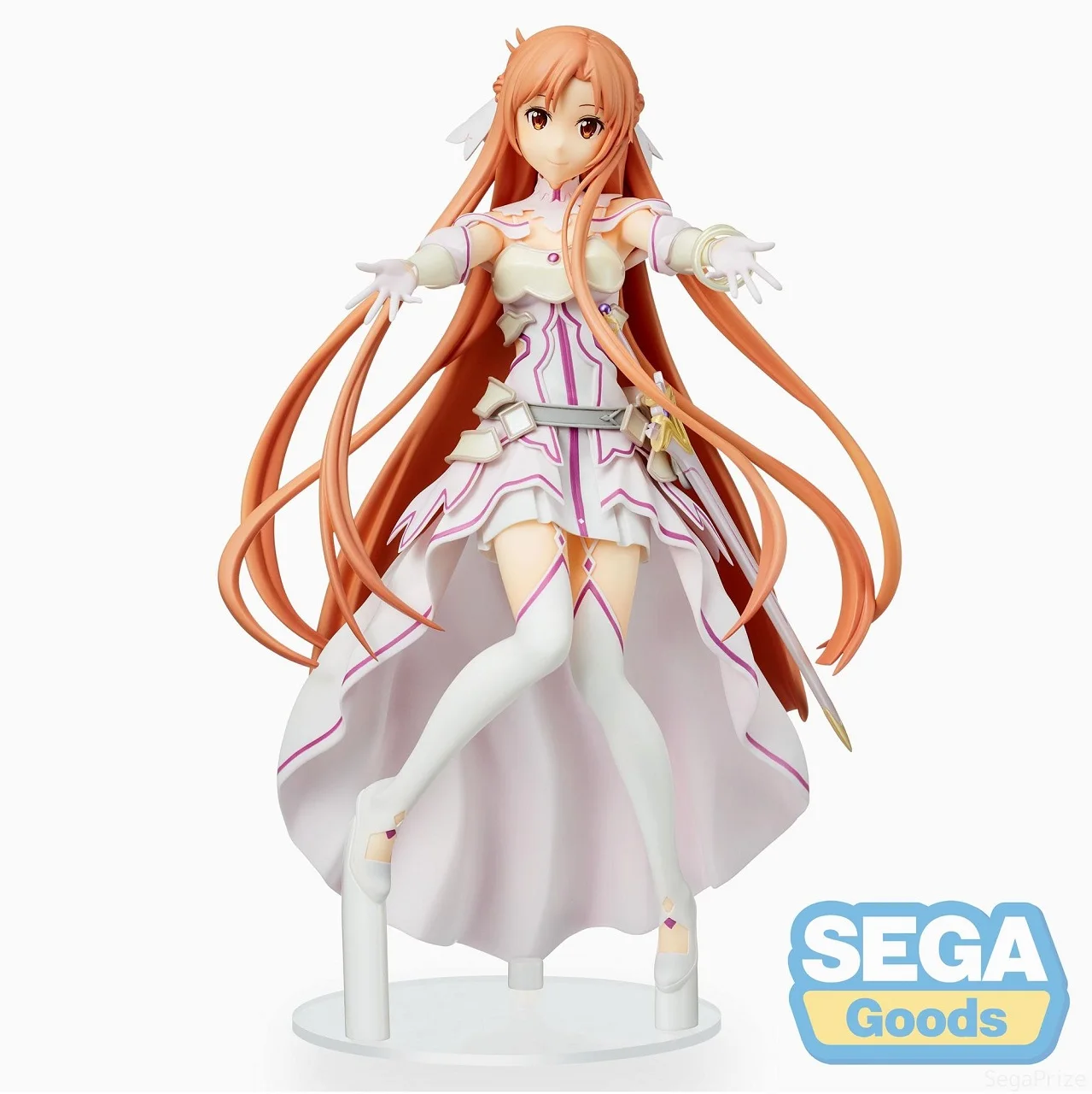 

Original SEGA Sword Art Online SAO Asuna PVC Action Figure Model Toys Anime Brinquedos Figurals