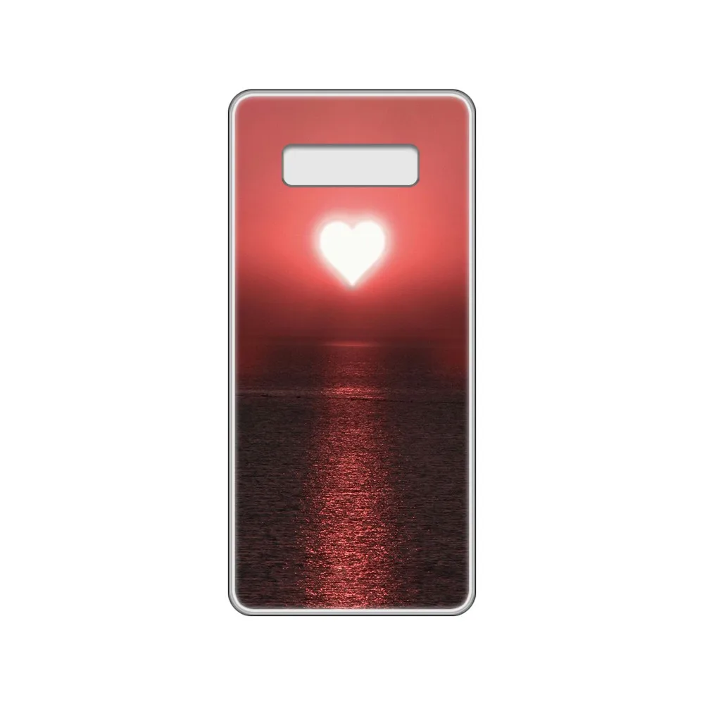 Прозрачный чехол для телефона Love call Lovers landscape Etui SamSung Galaxy S 7 8 9 10 11 20 a 20e 50 51 70 71 Plus Edge