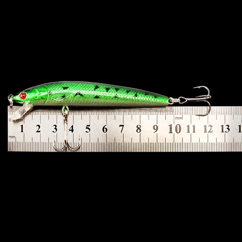 

10cm 8g Topwater Wobbler 3D Eyes Fishing Lure Minnow Aritificial Hard Bait Fishing Lures Treble Hooks Crankbait Floating