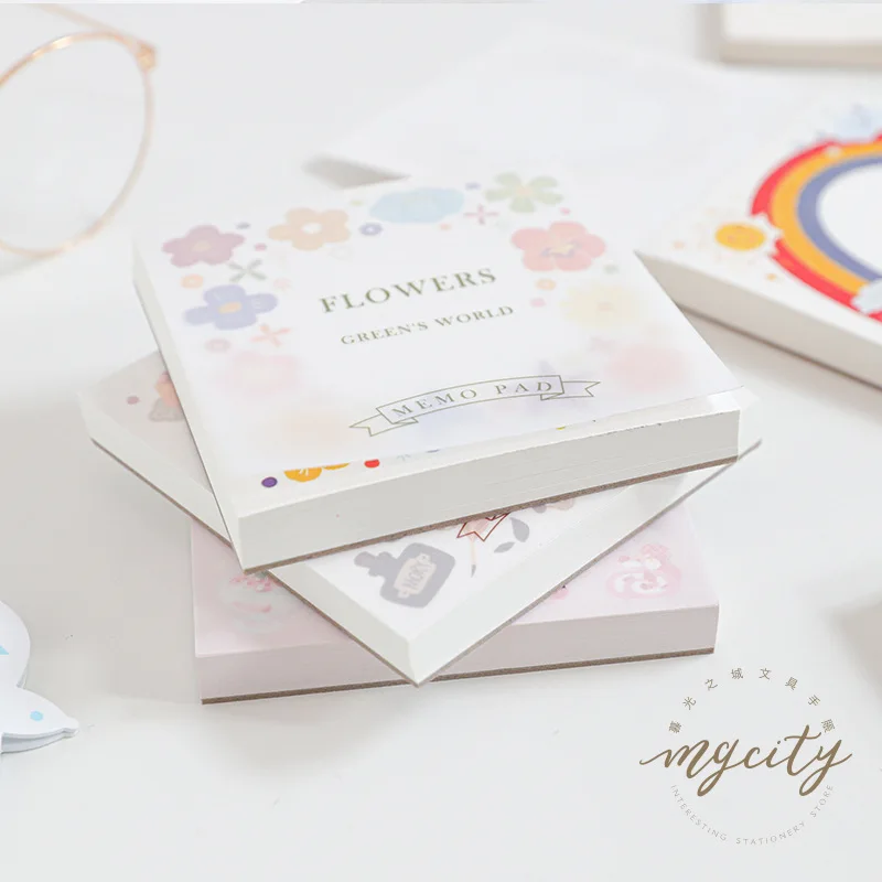 100 шт записная книжка зеленый мир серия креативный свежий материал для записи