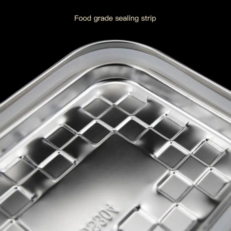 

304 Stainless Steel Lunch Box Picnic Lunch Box Food Grade Sealed And Insulated Lunch Box 800ML Convenient Anti-scalding