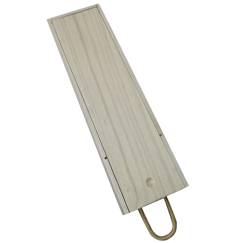 Деревянная упаковочная коробка для бутылки красного вина специальная