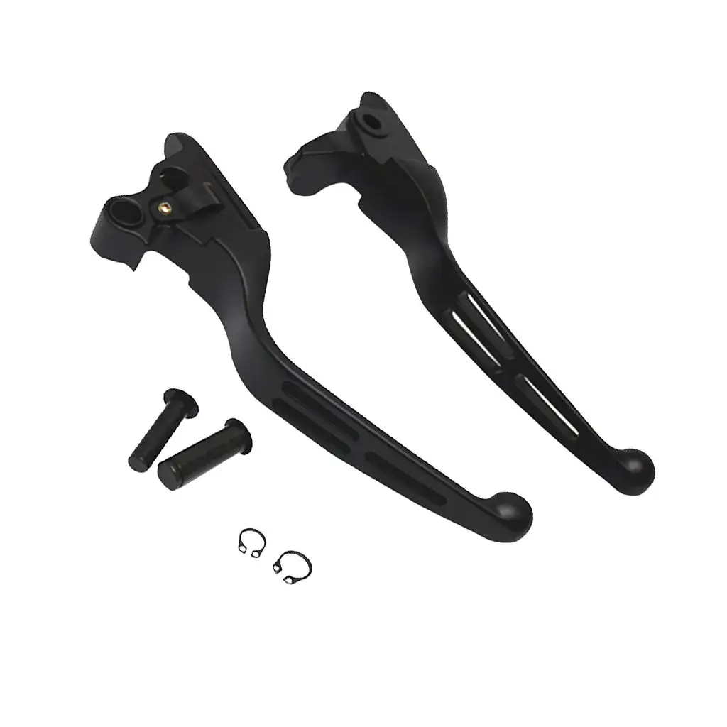 

1 Pair Hand Brake & Clutch Levers for Harley Electra Glide Black