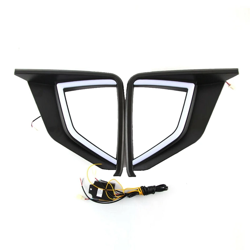 Дневные ходовые огни с указателем поворота противотуманные фары для Mitsubishi Xpander