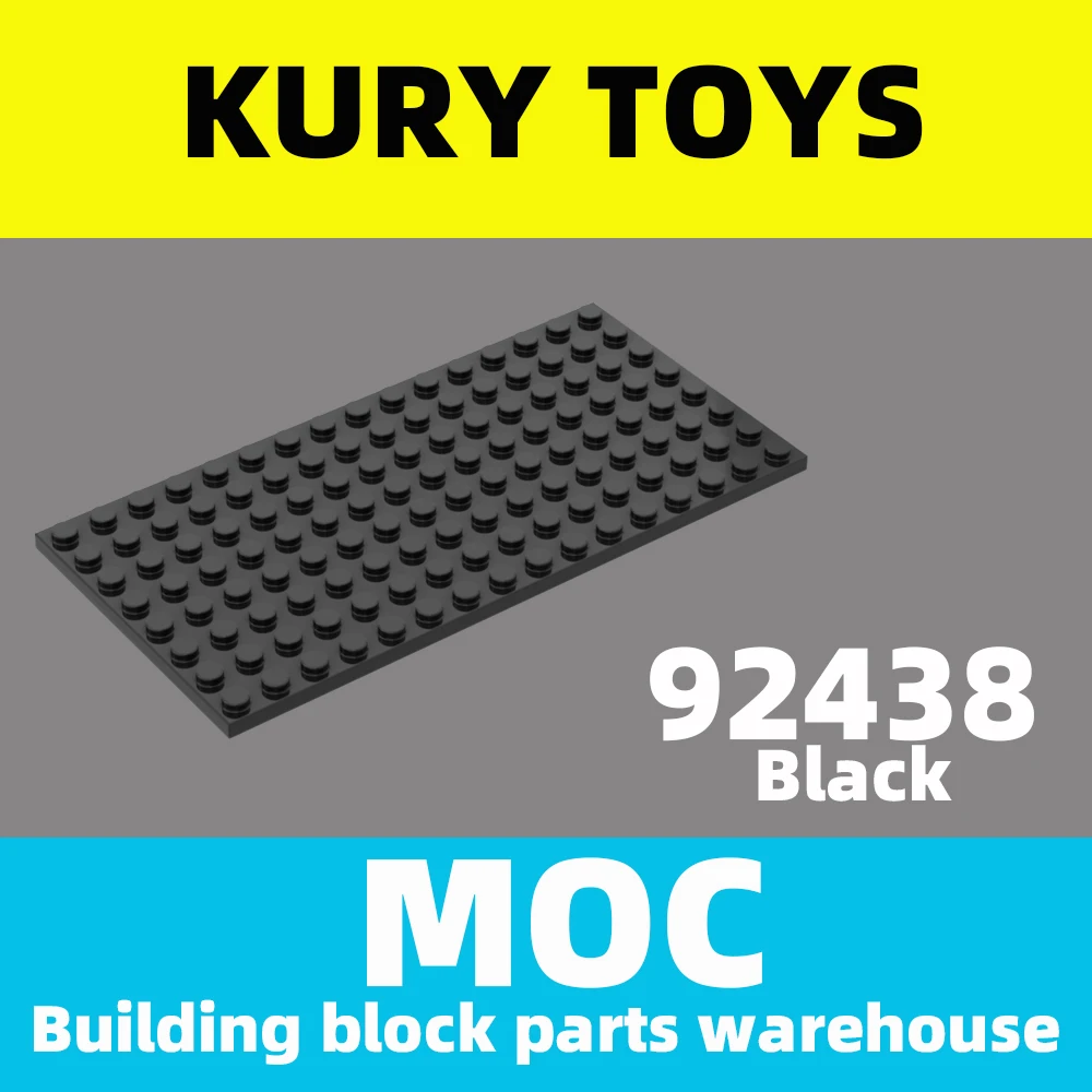

Kury Toys DIY MOC For 92438 100pcs Building block parts For Plate 8 x 16 For brick toys