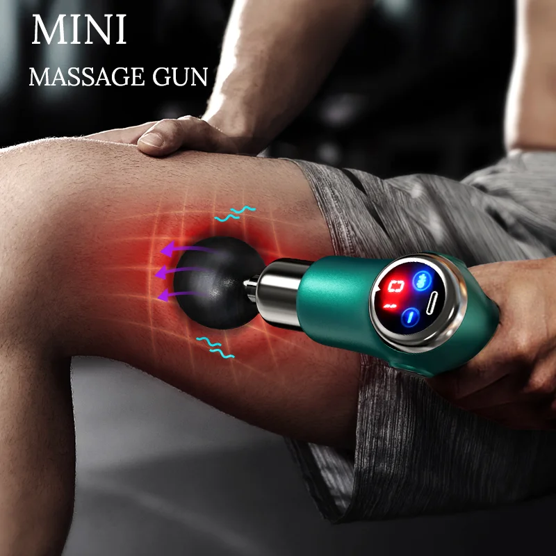 

Deep Tissue Fasica Gun Muscle Body Shoulder Back Neck Massager Exercising Athletes Relaxation Slimming Shaping Mini Massage Gun