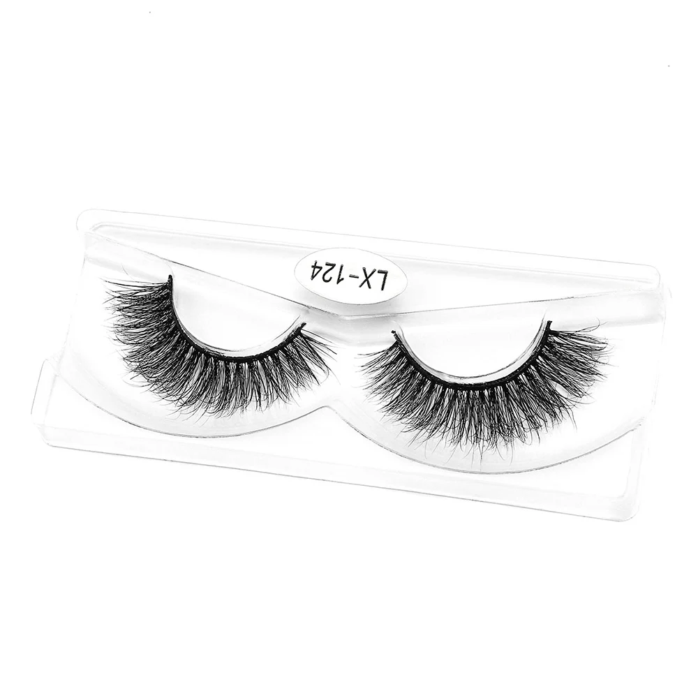 

LASHWOODS 3D Mink Lashes False Eyelashes Makeup Cross Thick Volume Fluffy Dramatic Eyelash Extension Multilevel Mink Eyelashes