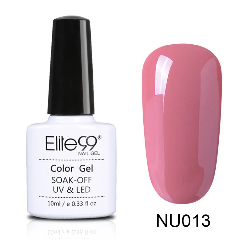 013 Elite99 10 мл Гель-лак телесного цвета Vernis Полупостоянный УФ-гель для ногтей гели для дизайна ногтей Эмаль лак для ногтей гель лак - Цвет: 013