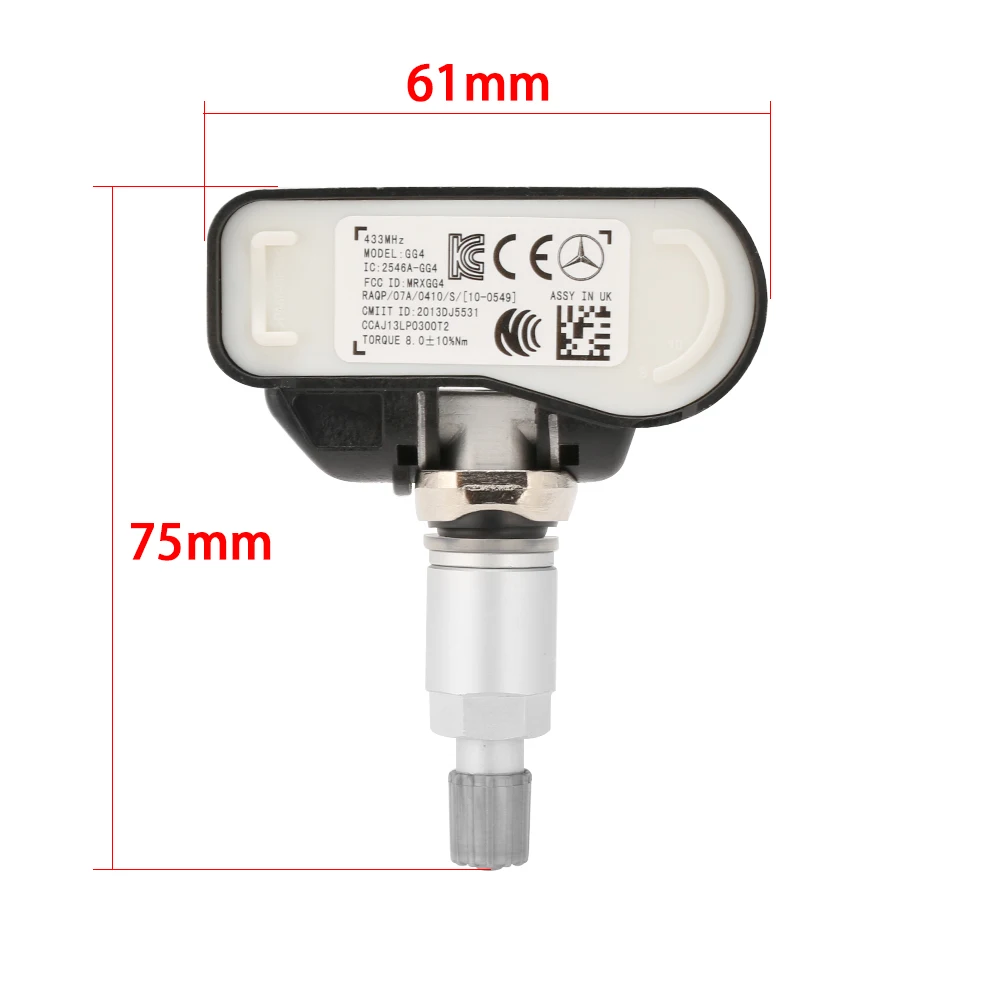 

TPMS Pressure Monitor Systems Sensor Tire For Mercedes Smart A0009050030Q03 wheel pressure sensors car alarm system
